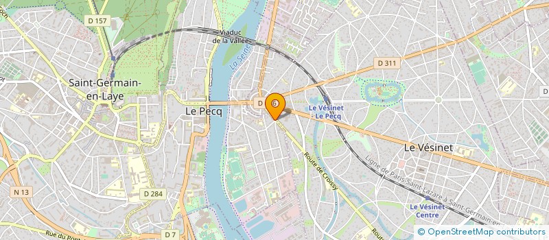 localisation de l'entreprise MACELVI  LE PECQ