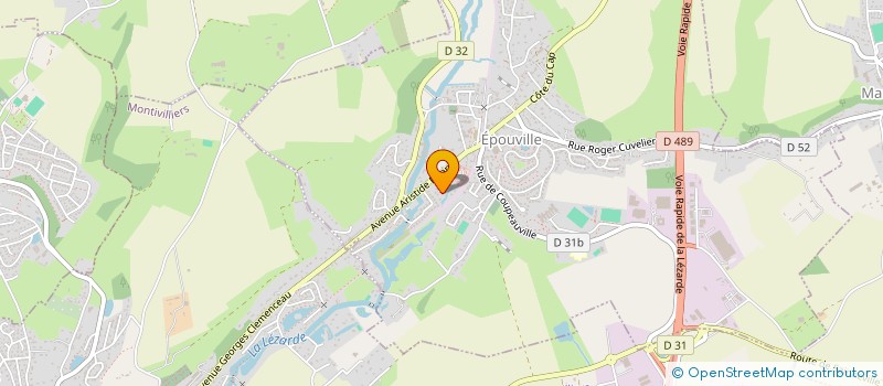 localisation de l'entreprise MACEM  EPOUVILLE