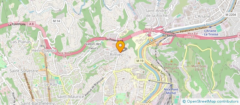 localisation de l'entreprise MACEMA à NICE