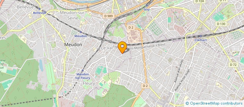 localisation de l'entreprise MACENA à MEUDON
