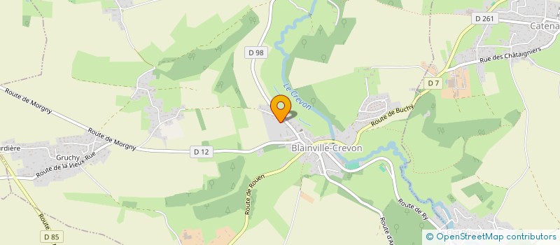 localisation de l'entreprise MACEO  BLAINVILLE-CREVON