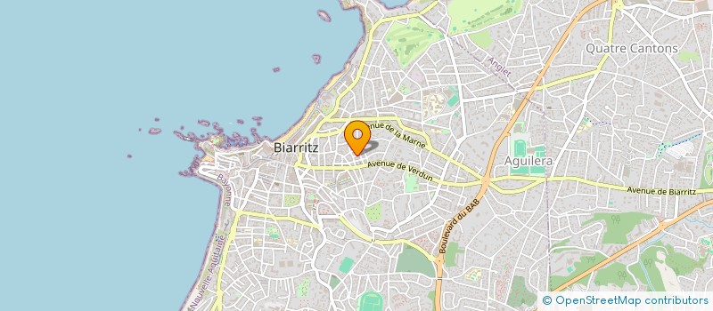 localisation de l'entreprise MACEO FREEDOM SURFING AND NATURE ASSOCIATION  BIARRITZ