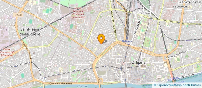 localisation de l'entreprise MACEPIVIC à ORLEANS