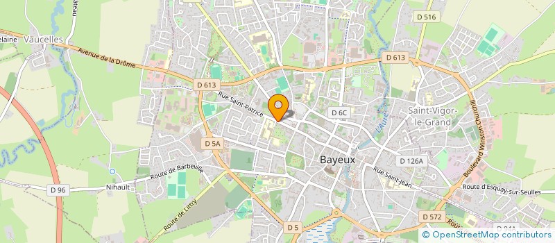 localisation de l'entreprise MACERO  BAYEUX