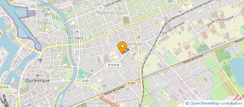 localisation de l'entreprise MACERORU à DUNKERQUE