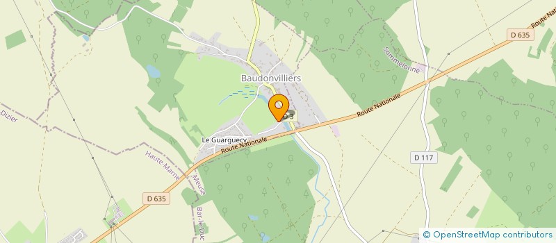 localisation de l'entreprise MACEZIA à BAUDONVILLIERS