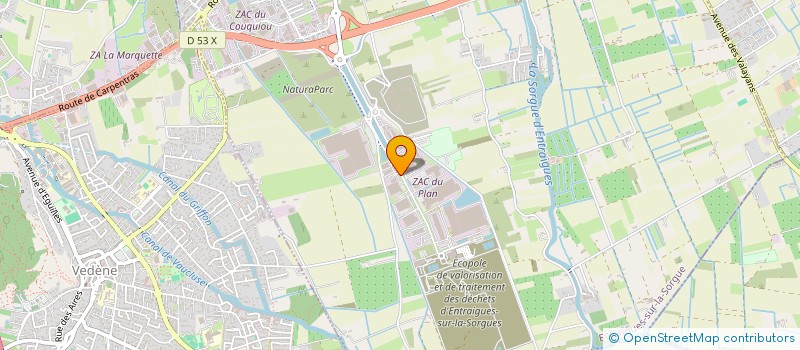 localisation de l'entreprise MACF  ENTRAIGUES-SUR-LA-SORGUE