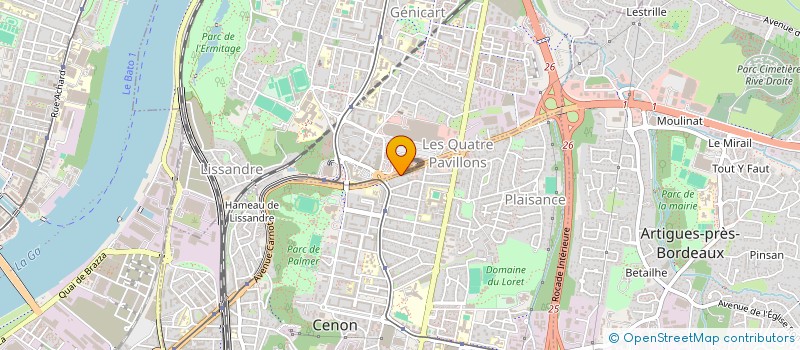 localisation de l'entreprise MACFLEUR  CENON