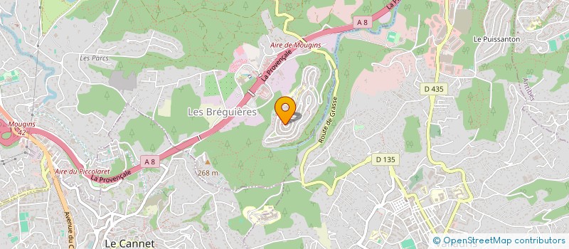 localisation de l'entreprise MACGOLF FRANCE à MOUGINS