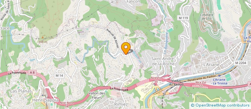 localisation de l'entreprise MACGUFFIN  NICE