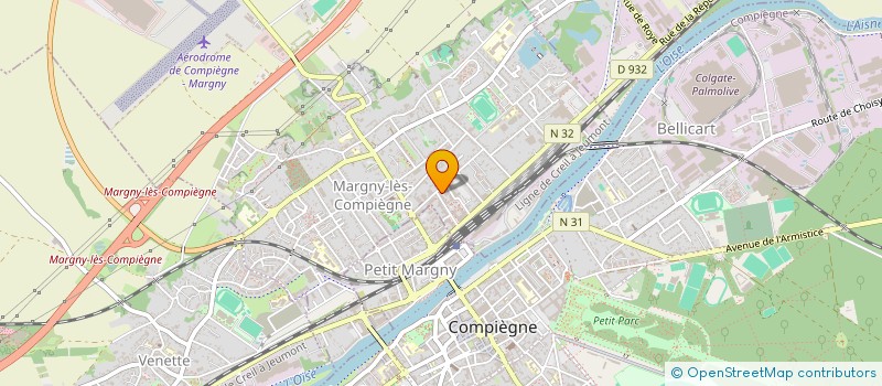 localisation de l'entreprise MACH 1.8  MARGNY-LES-COMPIEGNE