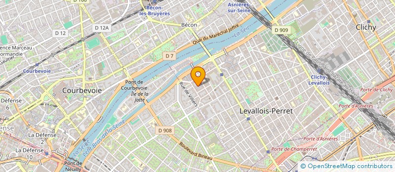localisation de l'entreprise MACH 1 à LEVALLOIS-PERRET