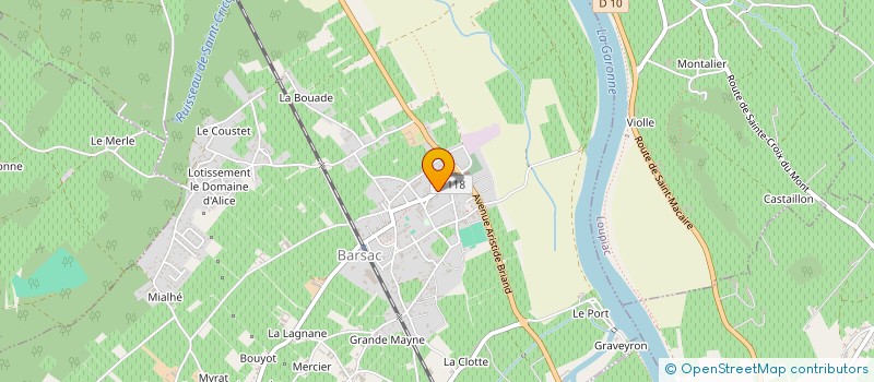 localisation de l'entreprise MACH 1  BARSAC