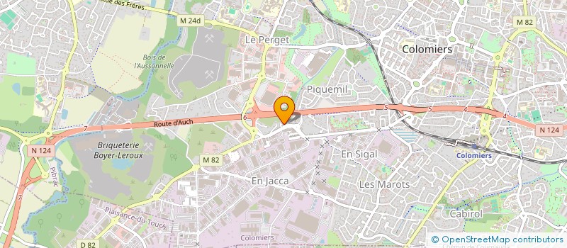 localisation de l'entreprise MACH 2 à COLOMIERS
