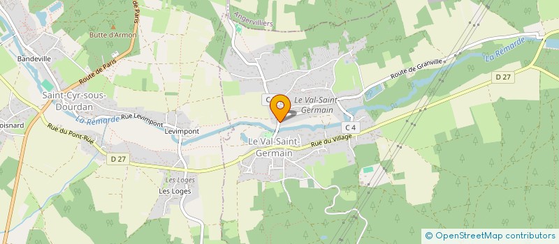 localisation de l'entreprise MACH'2 FRET  LE VAL-SAINT-GERMAIN