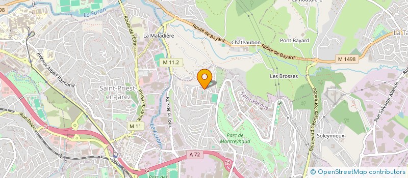 localisation de l'entreprise MACH 4 INVESTISSEMENTS  SAINT-ETIENNE