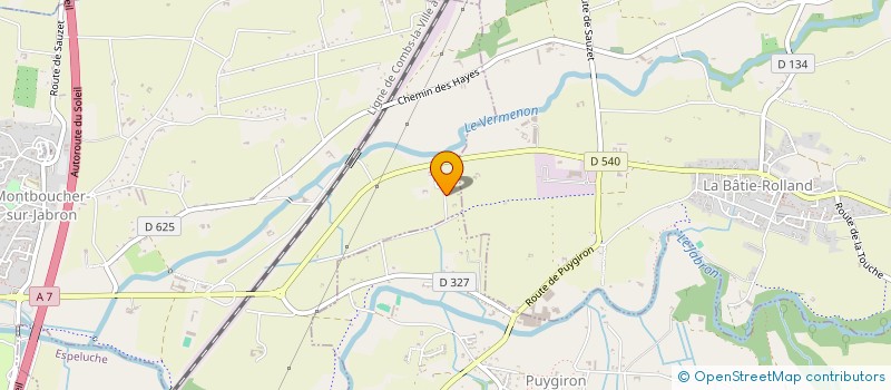 localisation de l'entreprise MACH+  MONTBOUCHER-SUR-JABRON