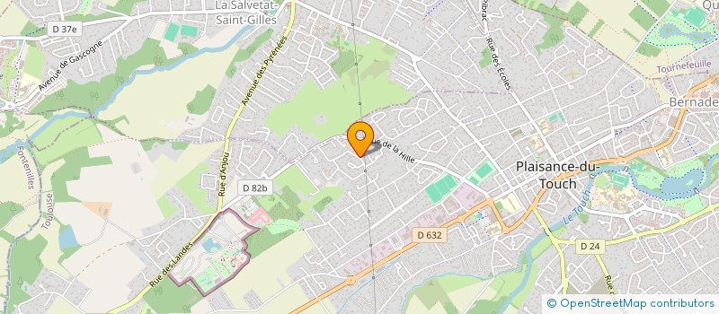 localisation de l'entreprise MACH COURSES à PLAISANCE-DU-TOUCH