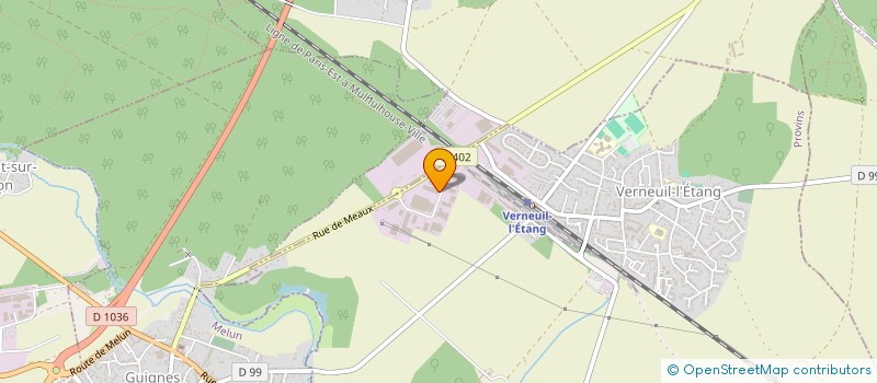 localisation de l'entreprise MACH DIFFUSION à VERNEUIL-L'ETANG