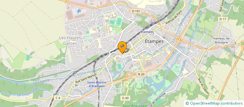 localisation de l'entreprise MACH II  ETAMPES