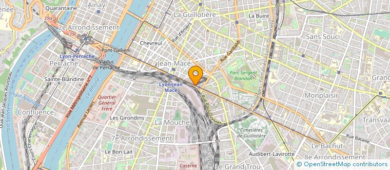 localisation de l'entreprise MACH'III à LYON