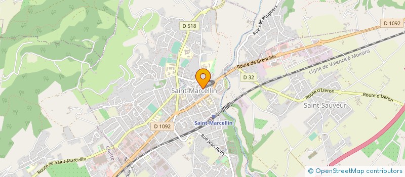 localisation de l'entreprise MACH OPTIQUE  SAINT-MARCELLIN