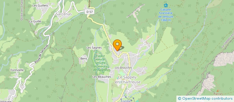 localisation de l'entreprise MACH & TEAM  LE SAPPEY-EN-CHARTREUSE