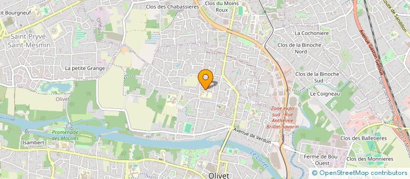 localisation de l'entreprise MACH2 CONSULTING à OLIVET