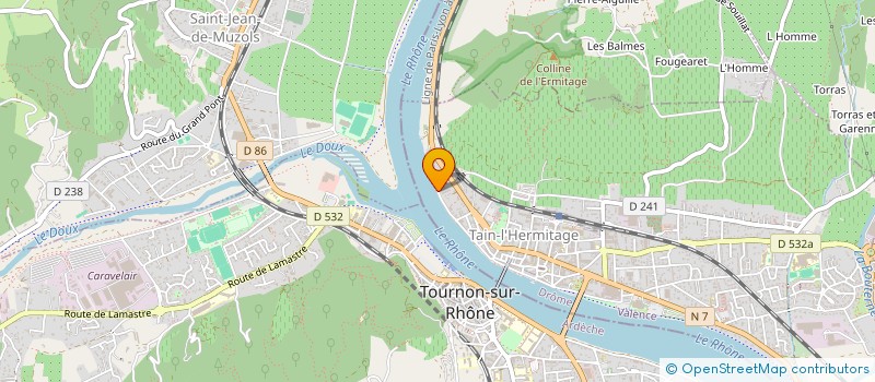 localisation de l'entreprise MACHA  TAIN-L'HERMITAGE