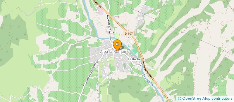 localisation de l'entreprise MACHA à ALBA-LA-ROMAINE