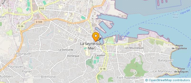 localisation de l'entreprise MACHA à LA SEYNE-SUR-MER