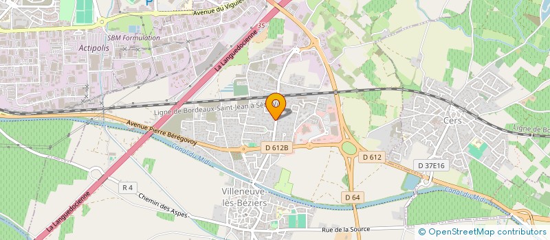 localisation de l'entreprise MACHA  VILLENEUVE-LES-BEZIERS