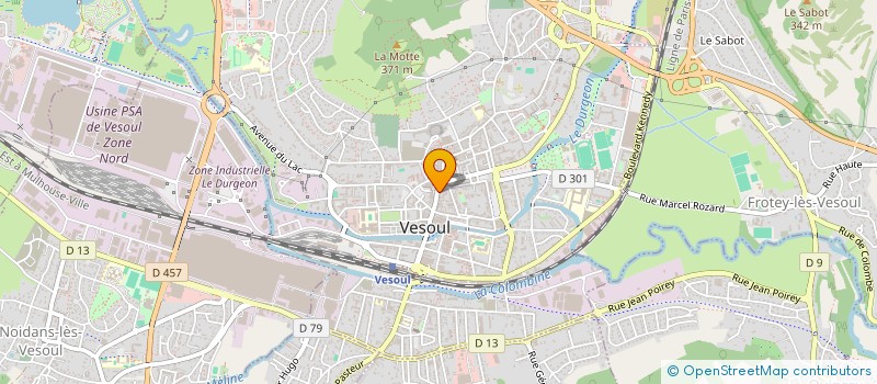 localisation de l'entreprise MACHA à VESOUL