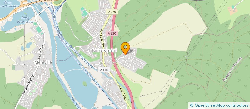 localisation de l'entreprise MACHA  RICHARDMENIL