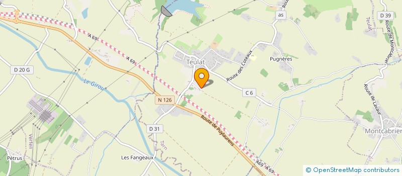 localisation de l'entreprise MACHA  TEULAT