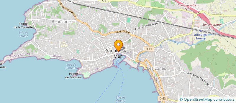 localisation de l'entreprise MACHA à SANARY-SUR-MER