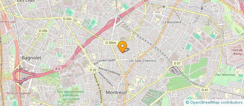 localisation de l'entreprise MACHA  MONTREUIL