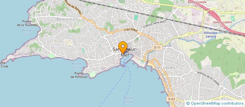 localisation de l'entreprise MACHA à SANARY-SUR-MER