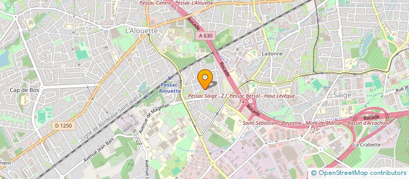 localisation de l'entreprise MACHA  PESSAC