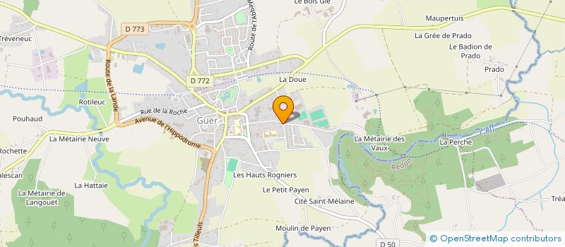 localisation de l'entreprise MACHA  GUER