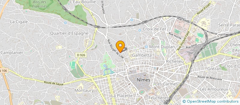 localisation de l'entreprise MACHA DIFFUSION  NIMES