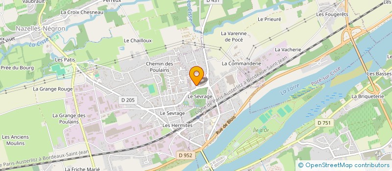 localisation de l'entreprise MACHABY  POCE-SUR-CISSE