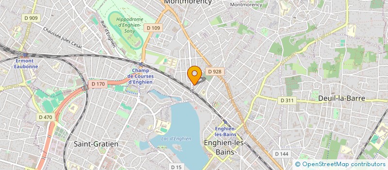 localisation de l'entreprise MACHADO CONTRACTANT GENERAL  ENGHIEN-LES-BAINS