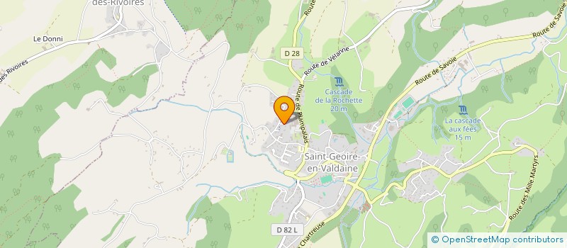 localisation de l'entreprise MACHAG INVEST  SAINT-GEOIRE-EN-VALDAINE