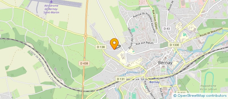 localisation de l'entreprise MACHAGO à BERNAY