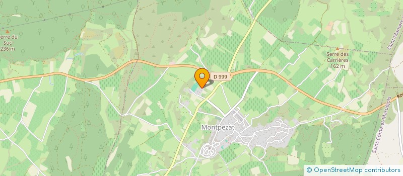 localisation de l'entreprise MACHALA  MONTPEZAT