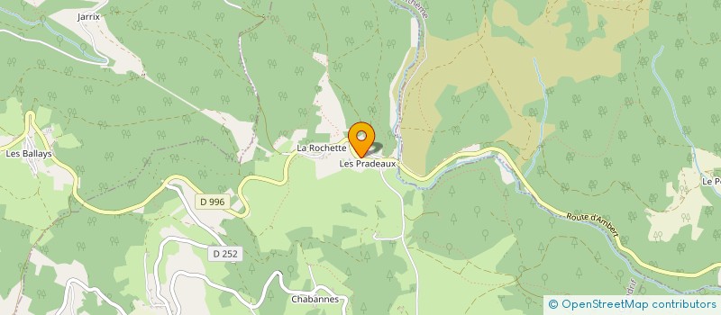 localisation de l'entreprise MACHALAGE  GRANDRIF