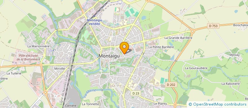 localisation de l'entreprise MACHANCE à MONTAIGU-VENDEE
