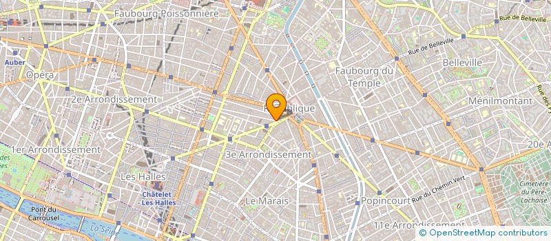 localisation de l'entreprise MACHAON à PARIS