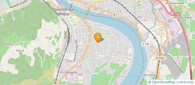 localisation de l'entreprise MACHAPA à TOURNON-SUR-RHONE